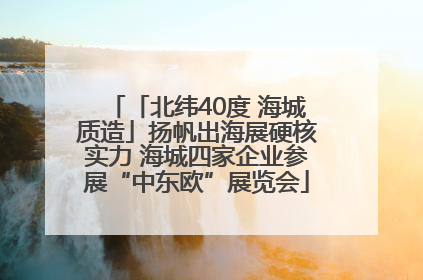「北纬40度 海城质造」扬帆出海展硬核实力 海城四家企业参展“中东欧”展览会