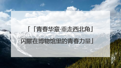 「青春华章·重走西北角」闪耀在博物馆里的青春力量