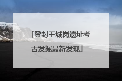 登封王城岗遗址考古发掘最新发现