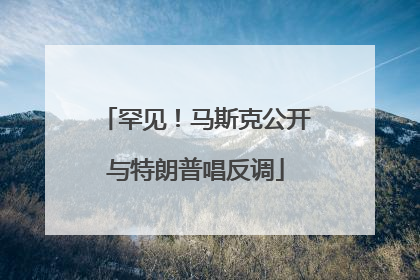 罕见！马斯克公开与特朗普唱反调