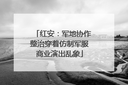红安：军地协作整治穿着仿制军服商业演出乱象