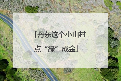 丹东这个小山村点“绿”成金