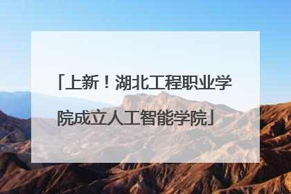 上新！湖北工程职业学院成立人工智能学院