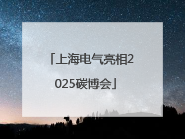 上海电气亮相2025碳博会