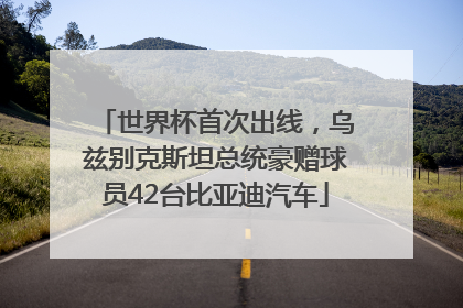 世界杯首次出线，乌兹别克斯坦总统豪赠球员42台比亚迪汽车