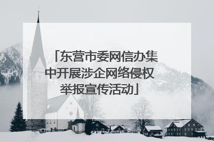东营市委网信办集中开展涉企网络侵权举报宣传活动