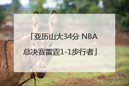 亚历山大34分 NBA总决赛雷霆1-1步行者