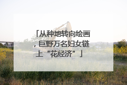 从种地转向绘画，巨野万名妇女链上“花经济”