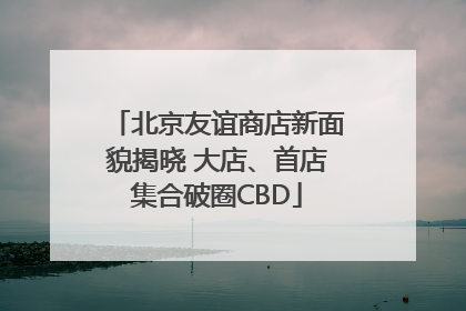 北京友谊商店新面貌揭晓 大店、首店集合破圈CBD