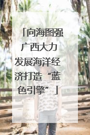向海图强 广西大力发展海洋经济打造“蓝色引擎”