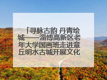寻脉古韵 丹青绘城——淄博高新区老年大学国画班走进章丘明水古城开展文化研学活动