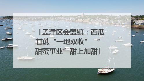 孟津区会盟镇：西瓜甘蔗“一地双收” “甜蜜事业”甜上加甜