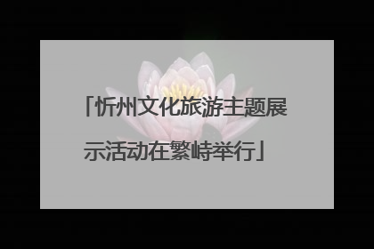 忻州文化旅游主题展示活动在繁峙举行