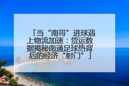 当“南哥”进球遇上物流加速：货运数据揭秘南通足球热背后的经济“射门”
