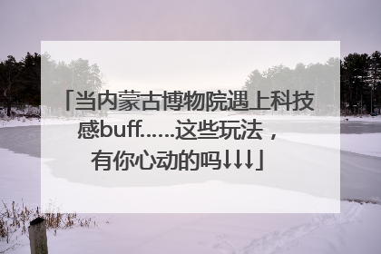 当内蒙古博物院遇上科技感buff……这些玩法，有你心动的吗↓↓↓