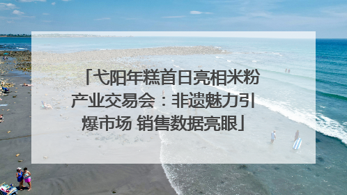 弋阳年糕首日亮相米粉产业交易会：非遗魅力引爆市场 销售数据亮眼