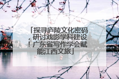 探寻庐陵文化密码，研讨戏影学科建设！广东省写作学会赋能江西文旅