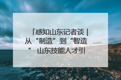 感知山东记者谈｜从“制造”到“智造” 山东技能人才引领产业升级