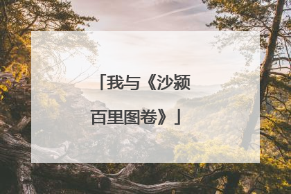 我与《沙颍百里图卷》