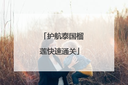 护航泰国榴莲快速通关