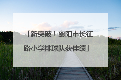 新突破！襄阳市长征路小学排球队获佳绩