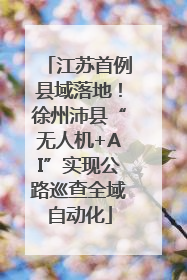 江苏首例县域落地！徐州沛县“无人机+AI”实现公路巡查全域自动化