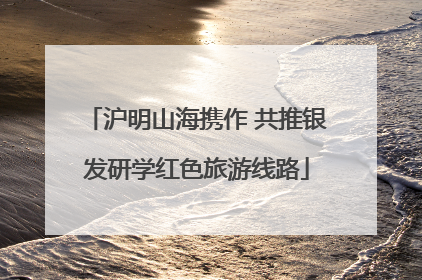 沪明山海携作 共推银发研学红色旅游线路
