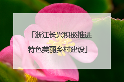 浙江长兴积极推进特色美丽乡村建设