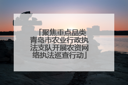 聚焦重点品类 青岛市农业行政执法支队开展农资网络执法巡查行动