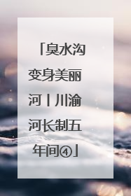 臭水沟变身美丽河丨川渝河长制五年间④