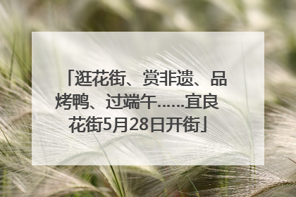 逛花街、赏非遗、品烤鸭、过端午……宜良花街5月28日开街