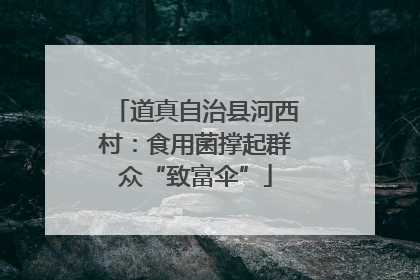 道真自治县河西村：食用菌撑起群众“致富伞”