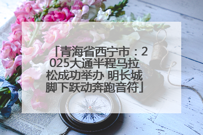 青海省西宁市：2025大通半程马拉松成功举办 明长城脚下跃动奔跑音符