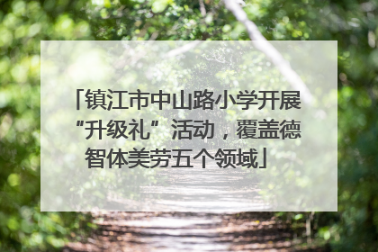 镇江市中山路小学开展“升级礼”活动，覆盖德智体美劳五个领域