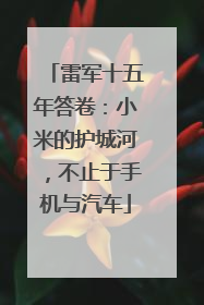 雷军十五年答卷：小米的护城河，不止于手机与汽车