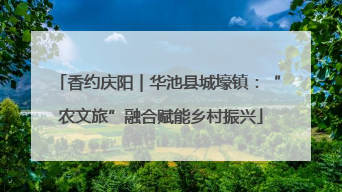 香约庆阳｜华池县城壕镇：“农文旅”融合赋能乡村振兴