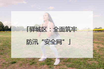 驿城区：全面筑牢防汛“安全网”