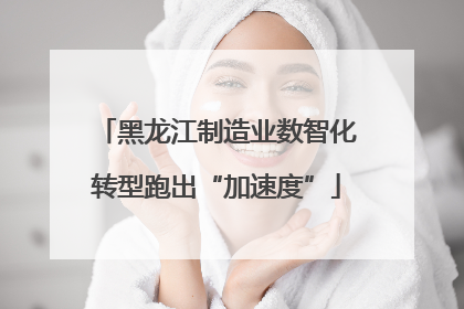 黑龙江制造业数智化转型跑出“加速度”