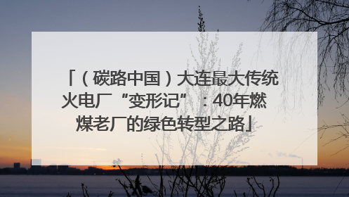 （碳路中国）大连最大传统火电厂“变形记”：40年燃煤老厂的绿色转型之路